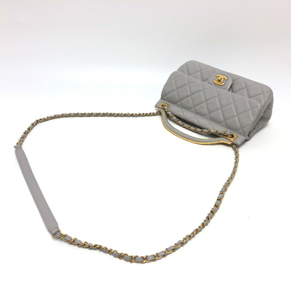 CHANEL シャネル マトラッセ ２wayハンドバッグ ラムスキン ショルダーバッグ グレー A-2461 CHANEL（シャネル） マトラッセ 2.55 ココマーク チェーン ショルダー