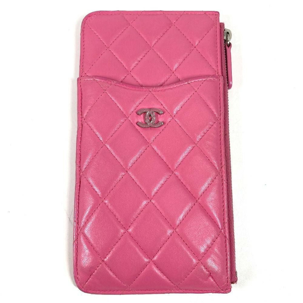 CHANEL シャネル フラグメントケース CC ココマーク ロゴ キルティング