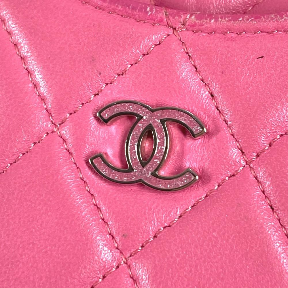 CHANEL シャネル フラグメントケース CC ココマーク ロゴ キルティング