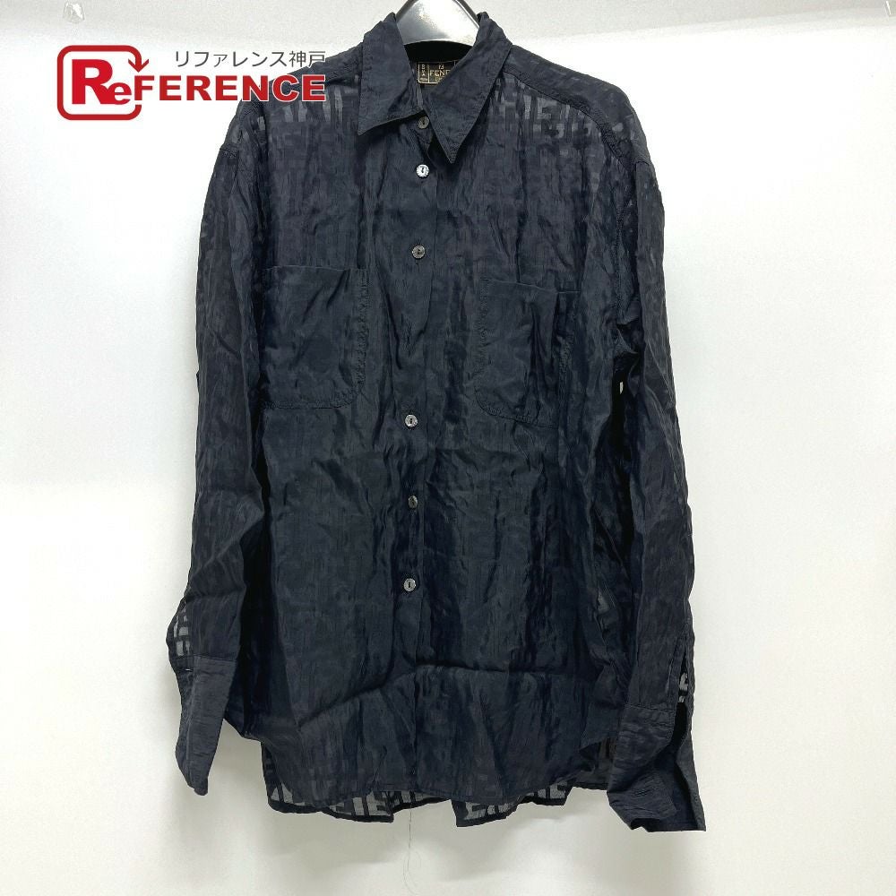 FENDI フェンディ FENDI jeans ズッカ 総柄 シースルー トップス