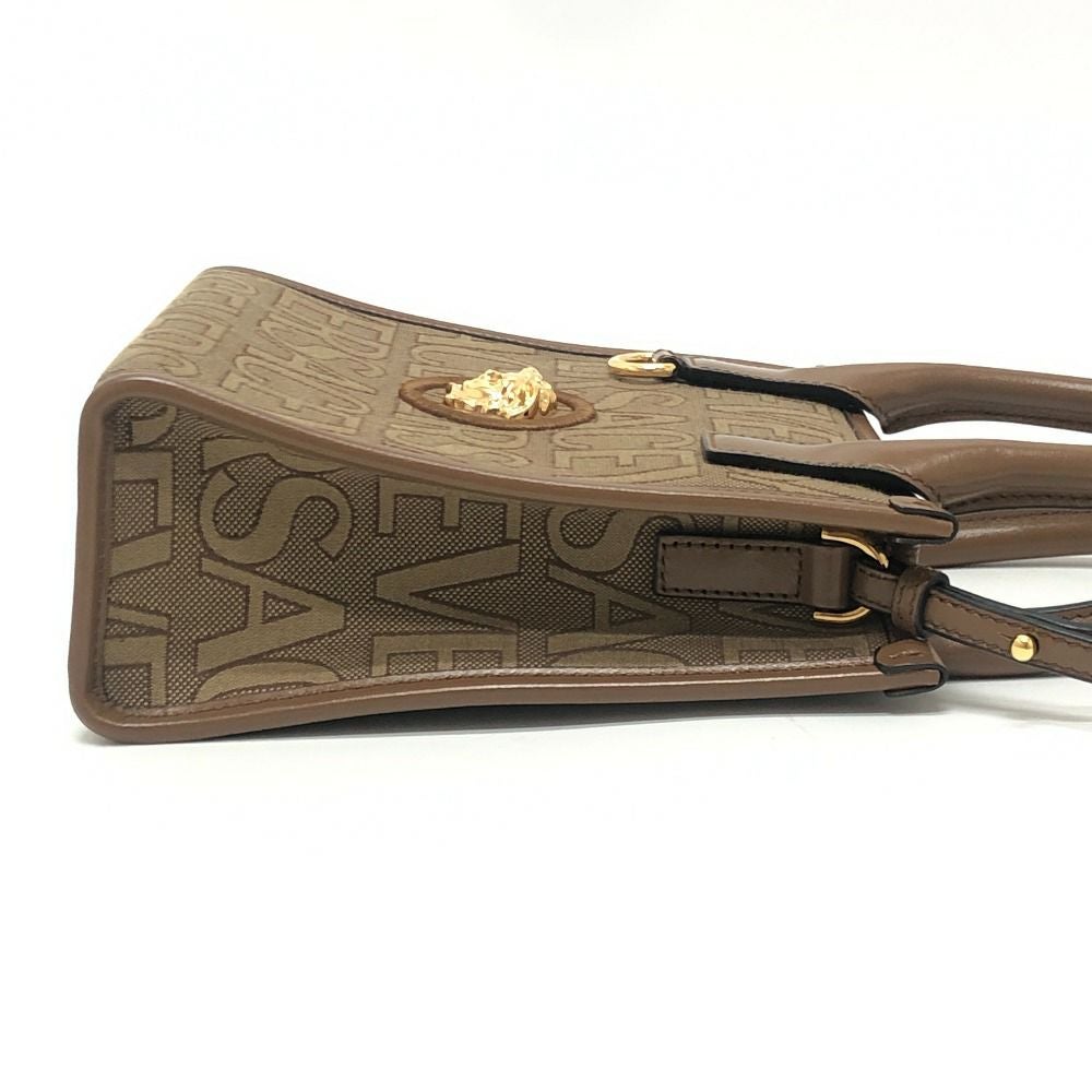 ヴェルサーチ VERSACE メデューサ ショルダーバッグ レザー ブラウン 1008102 中古 新入荷 OB2128 other - ヴェルサーチ VERSACE メデューサ ショルダーバッグ レザー