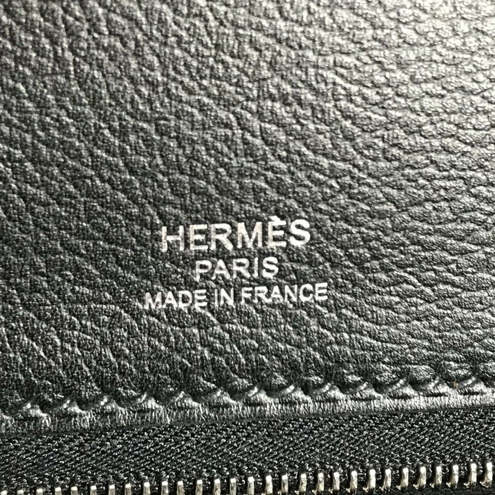 エルメス HERMES ノヴァポリス ポーチ ストラップ付き カバン Hロゴ フラップ セカンドバッグ クラッチバッグ エバーカラー Z刻 ブラック HERMES エルメス ストラップ付き ノヴァポリス ポーチ カバン Hロゴ