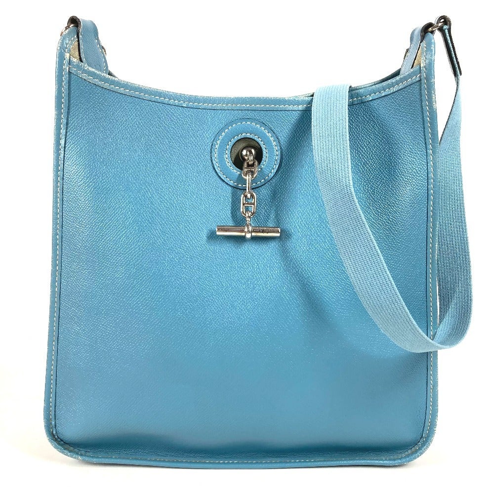 M*o様 エルメス　バッグ　ヴェスパ　ブルージーン フィヨルド(レザー) HERMES エルメス ヴェスパ PM ヴェスパPM カバン 斜め掛け ポシェット
