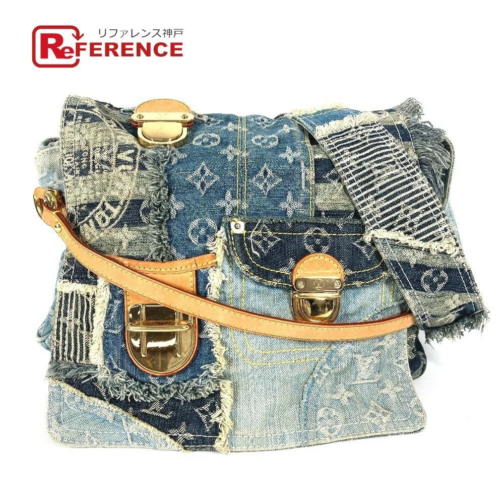 ルイヴィトン LOUIS VUITTON パッチワーク ポスティ M95374  モノグラムデニム カバン フラップ 斜め掛け メッセンジャーバッグ ショルダーバッグ モノグラムデニム ブルー 楽天市場】LOUIS VUITTON ルイ・ヴィトン M95374 モノグラムデニム