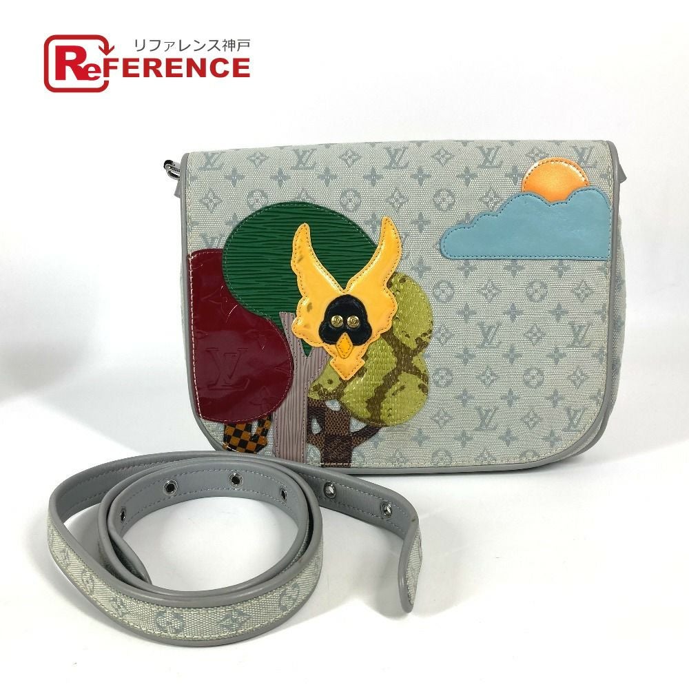 ルイヴィトン LOUIS VUITTON ミュゼット コントドゥフェ M92279 モノグラムミニ 斜め掛け フラップ ポシェット カバン 肩掛け ショルダーバッグ モノグラムミニキャンバス ブルー LOUIS VUITTON - ルイヴィトン LOUIS VUITTON ミュゼット