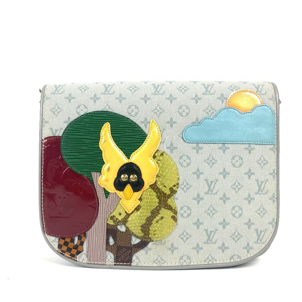 ルイヴィトン LOUIS VUITTON ミュゼット コントドゥフェ M92279 モノグラムミニ 斜め掛け フラップ ポシェット カバン 肩掛け ショルダーバッグ モノグラムミニキャンバス ブルー LOUIS VUITTON - ルイヴィトン LOUIS VUITTON ミュゼット