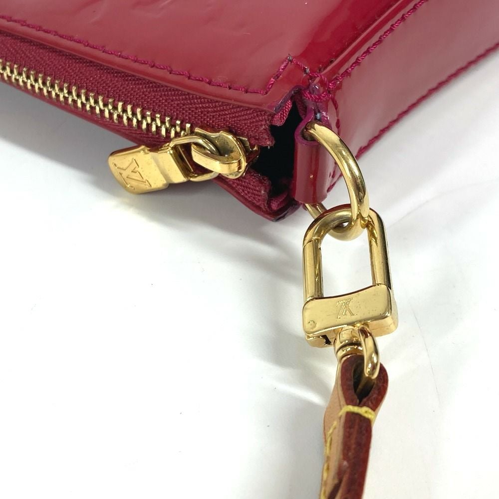 き*ん様 ルイヴィトン ポシェットアクセソワール M91574 ローズアンディア LOUIS VUITTON ルイヴィトン M91574 モノグラムヴェルニ ポシェット