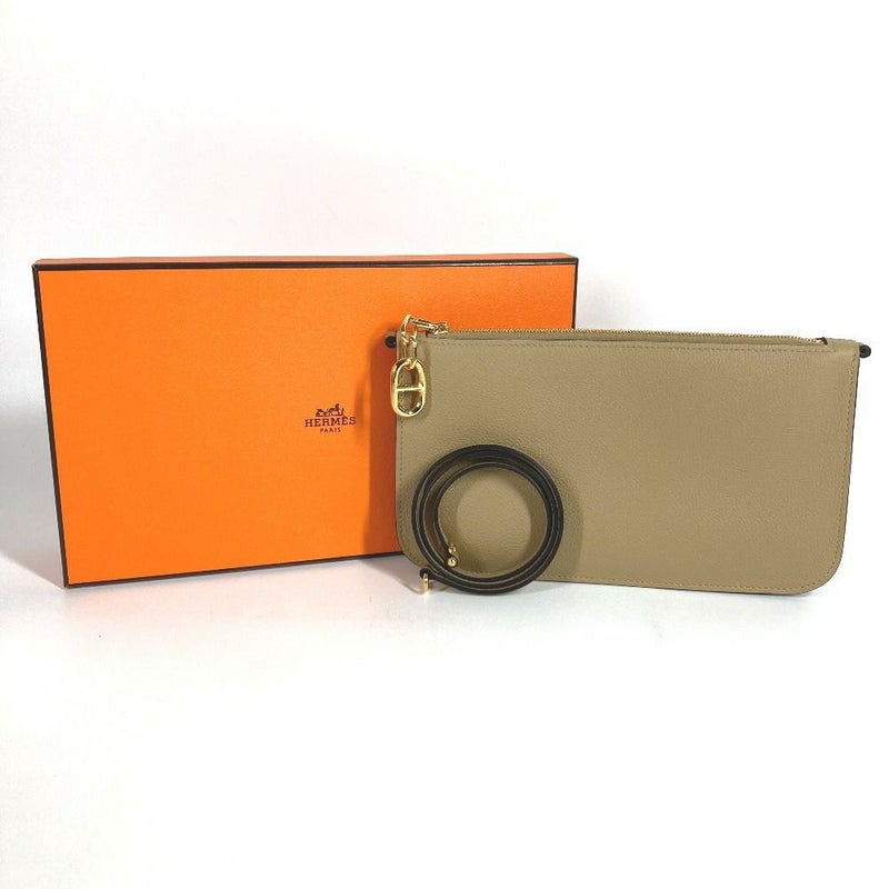 HERMES エルメス ジップアンゴー トゥーゴー シェーヌダンクル ポーチ 